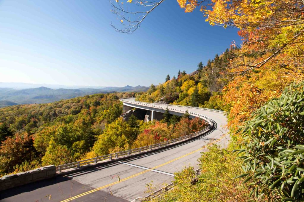 Blue Ridge Parkway is definitely one of the best Southern USA road trips