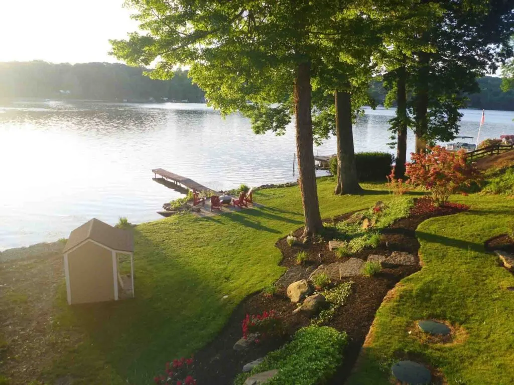 Lake area by Comfort Cottage, Ohio