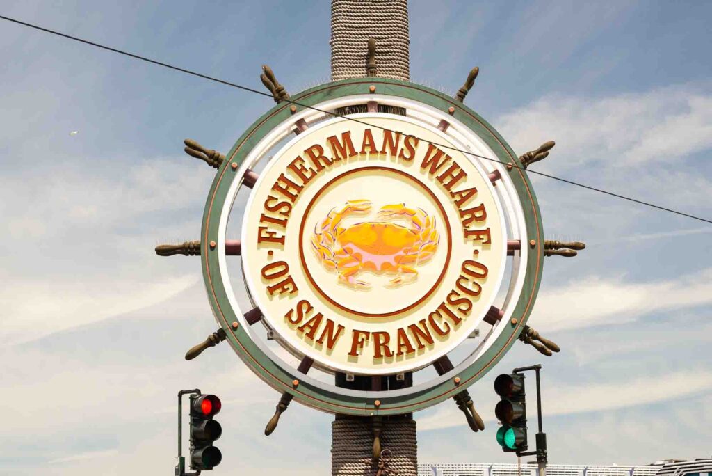 Fisherman's wharf sign in San Francisco, California